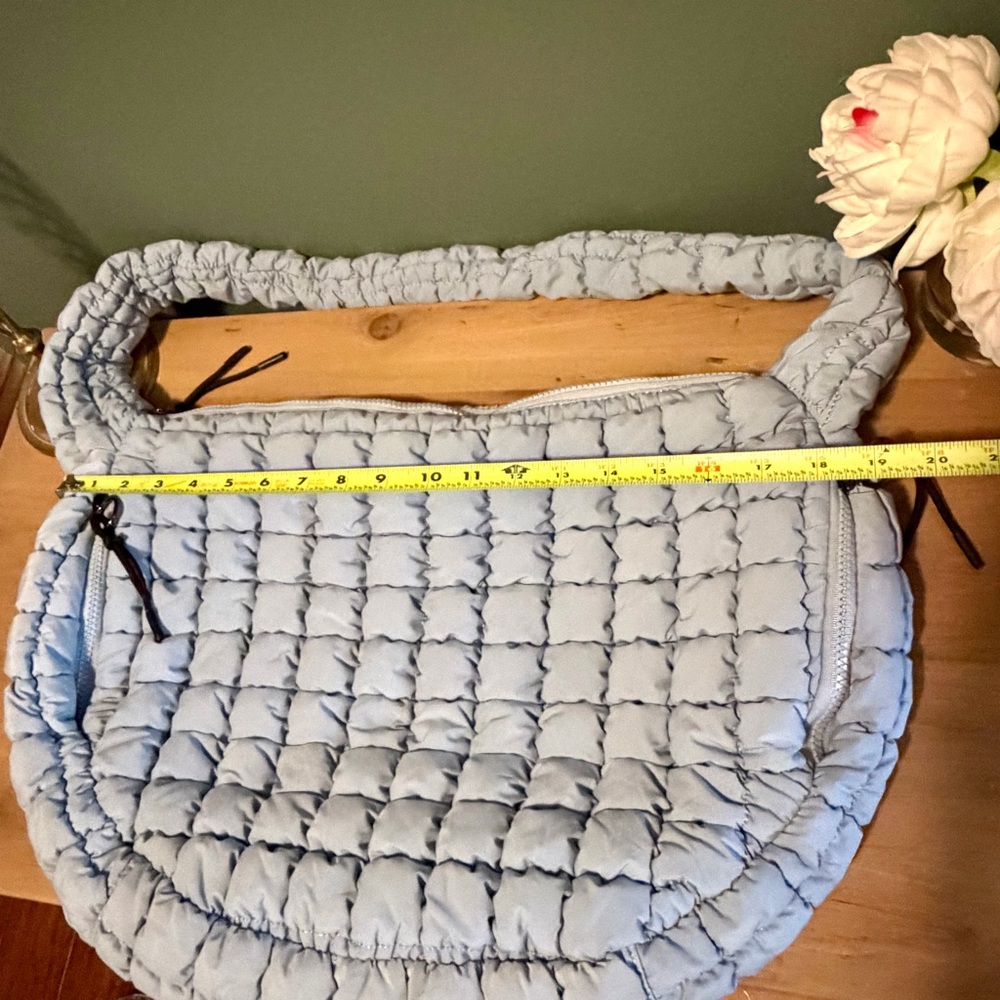 Puffer Quilted Hobo Carryall Tote - Free People INSPIRED - Picture 7 of 8